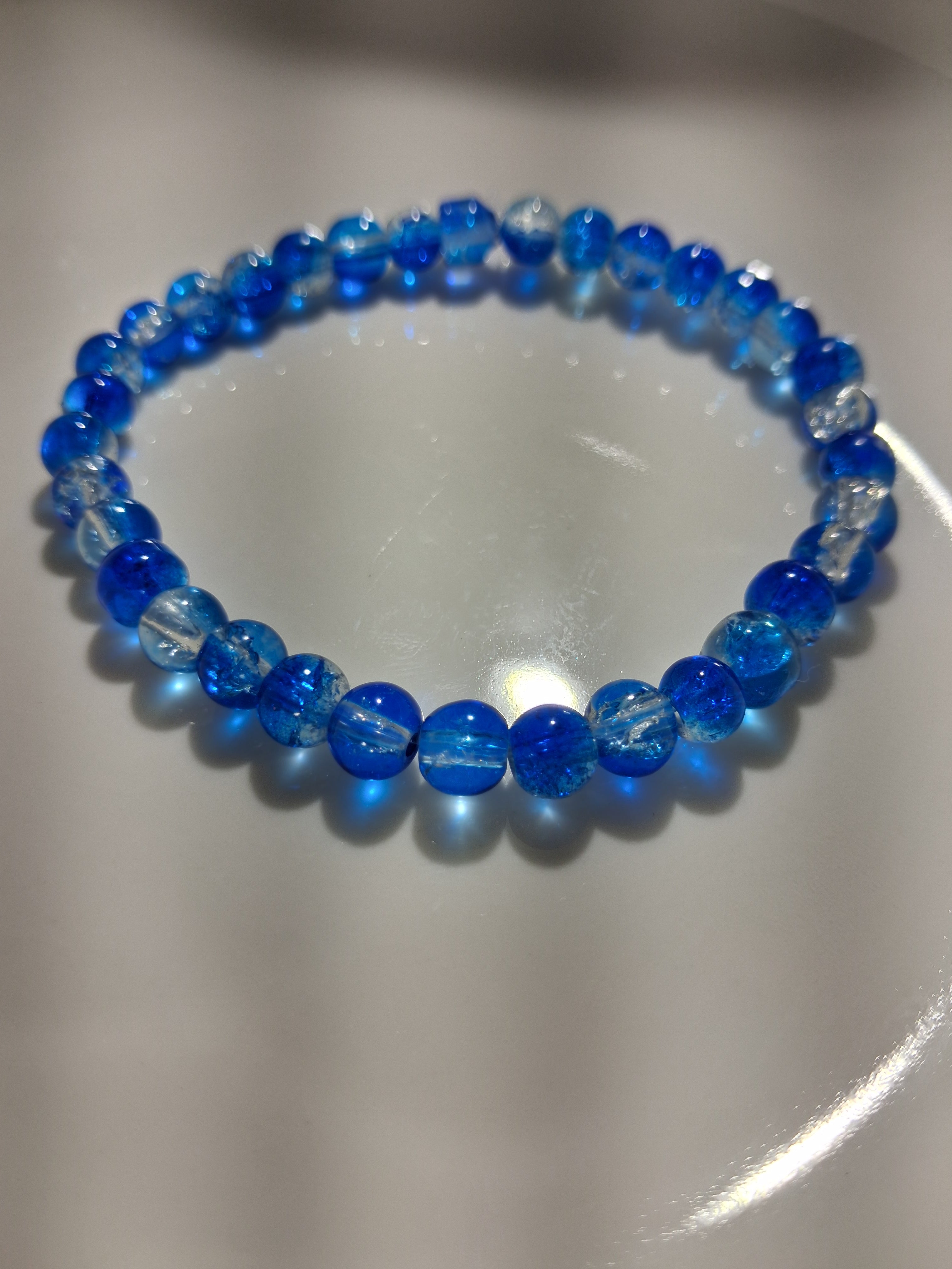 Blue Marble Bracelet