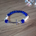 Women's Blue Seashell Bracelet