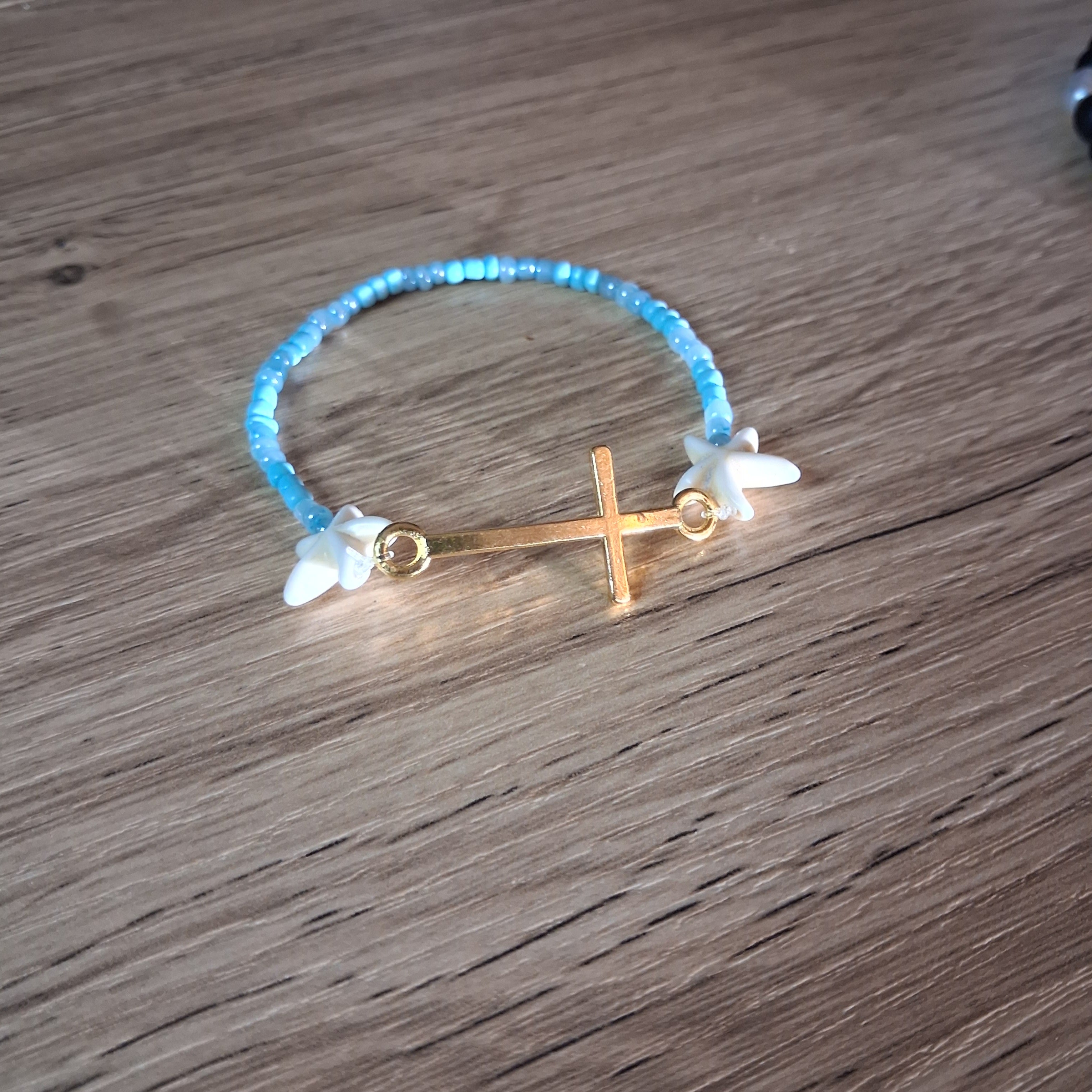 Women's Star Fish Cross Bracelet