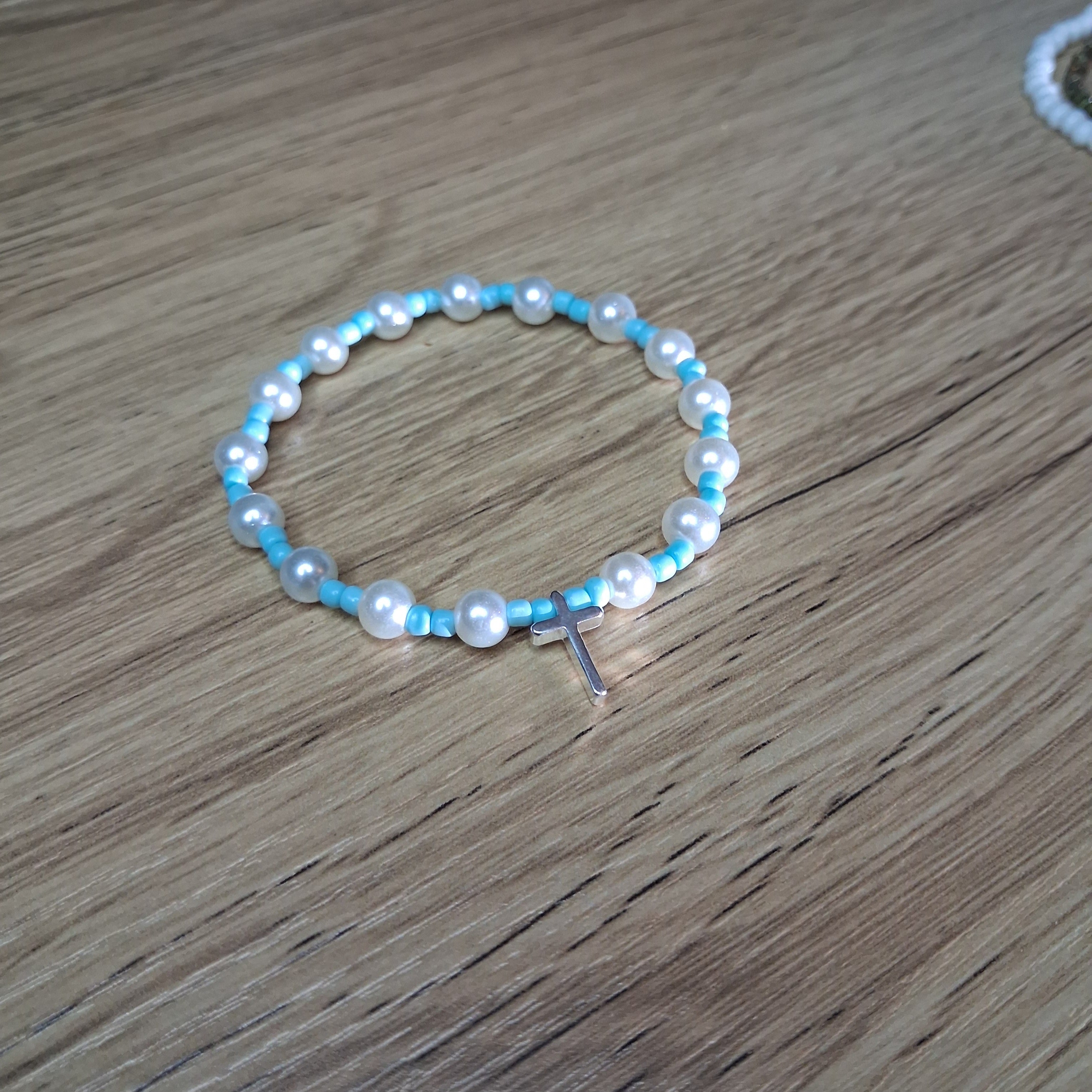 Women's Pearl Teal Bracelet
