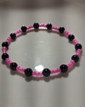 Black And Pink Bracelet
