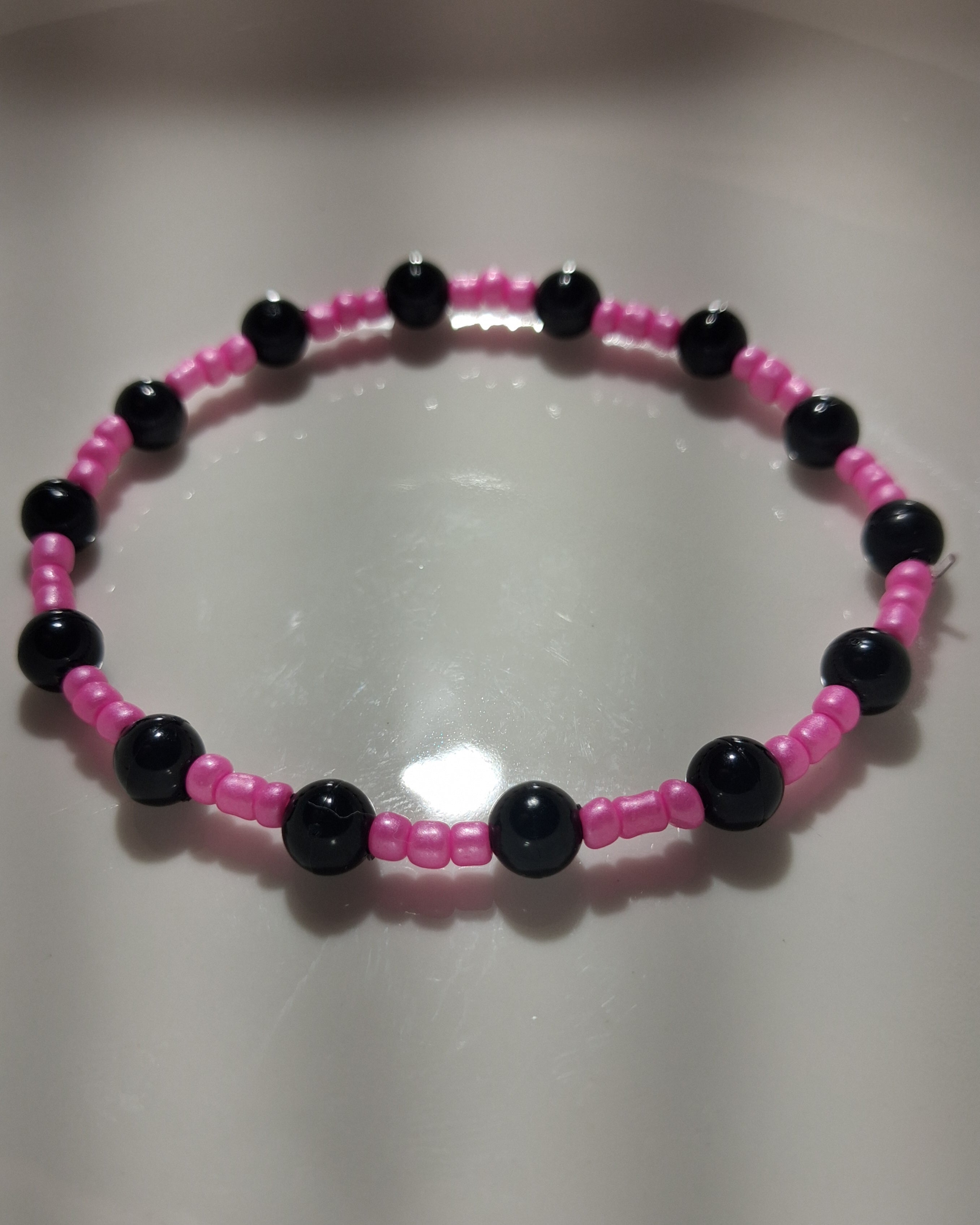 Black And Pink Bracelet