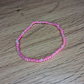 Women's Pink and Pearl Bracelet