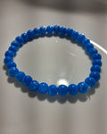 Electric Blue Marble Bracelet