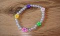 Children's Pearl Flower Bracelet