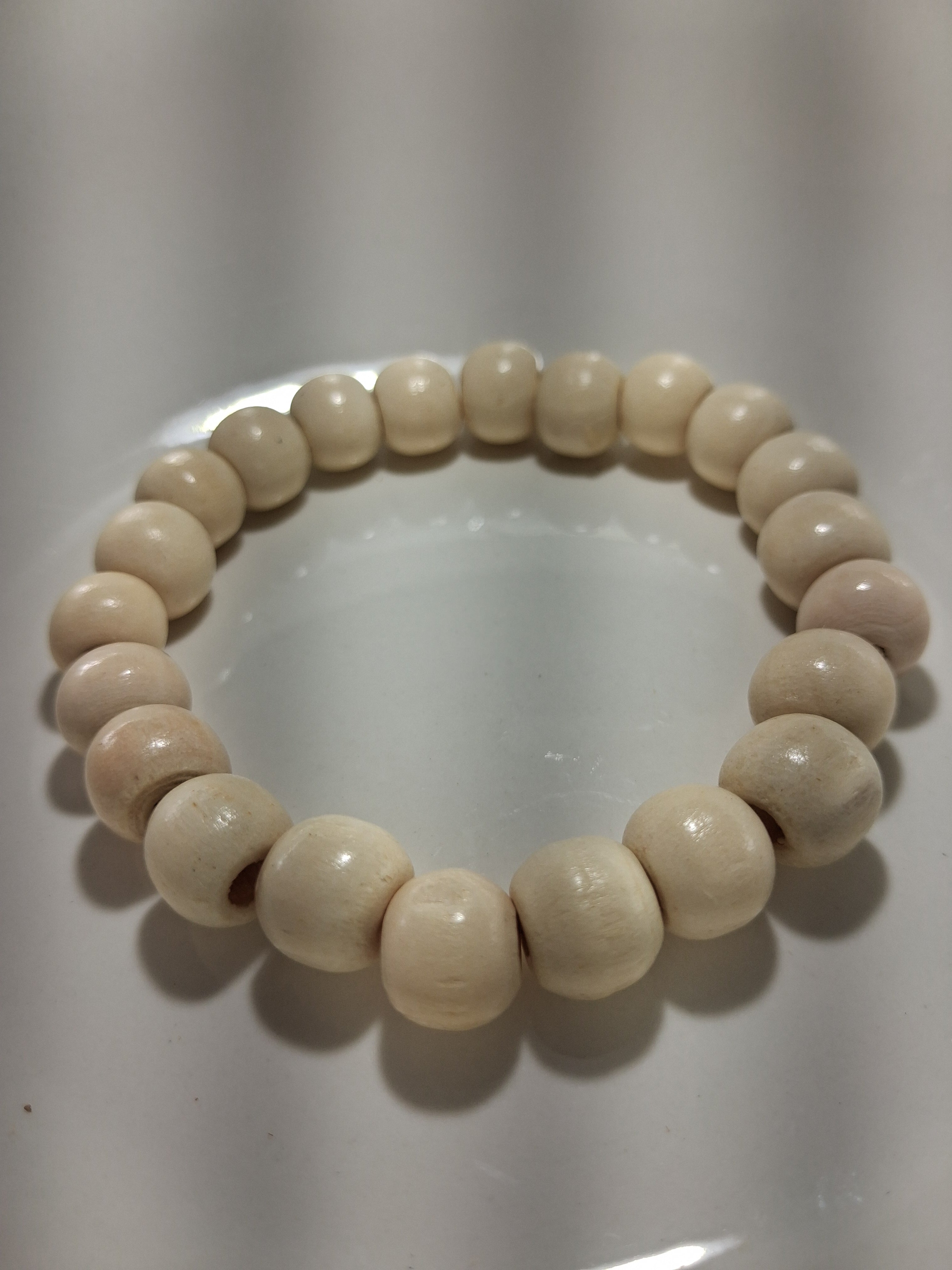 White Wood Bracelet
