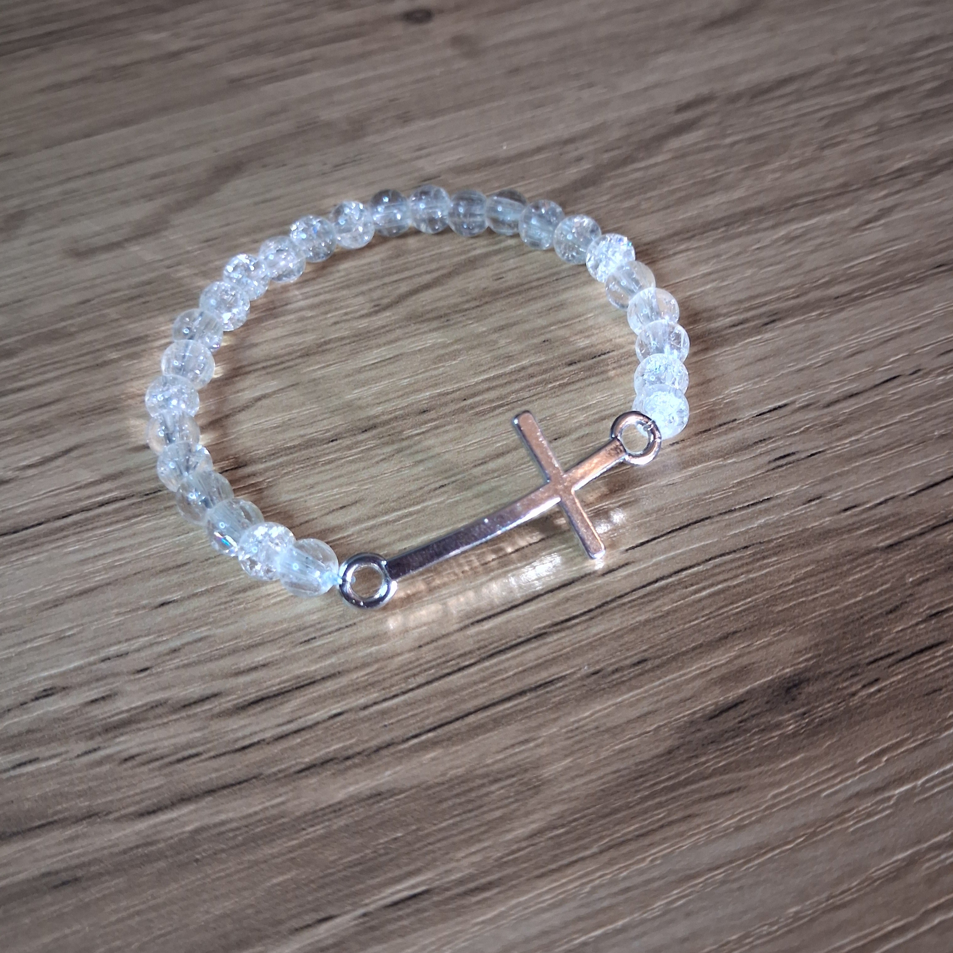 Women's Brilliant Crystal Cross Bracelet